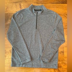 RHÔNE Commuter 1/4 zip Heather gray Men’s size Large Sweater
